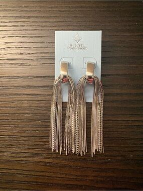 NEW Atterri Silver Tassel Earrings